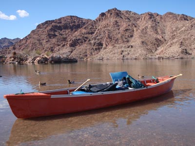 Canoe on Colorado River.