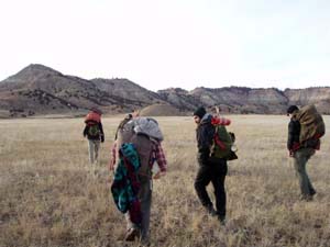 Hike between Powder and Tongue rivers.