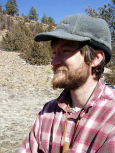 Jeff Blend on early spring camping trip.