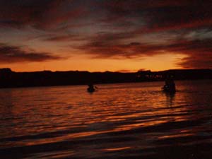 Sunset at Lake Mead.