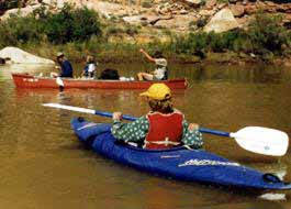 Kayaking the Green River.