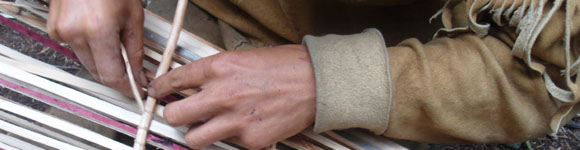 Banner: Basket Weaving.