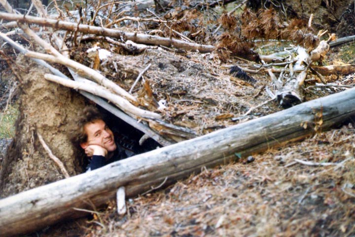 Scout Pit Shelter.