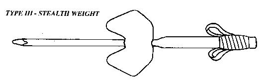 Stealth weight.