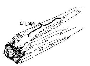 Making a Fire Plow.